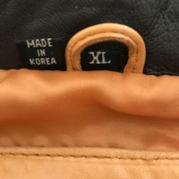 MENS GEORGETOWN LEATHER WESTERN JACKET XL - Picture 4 of 15